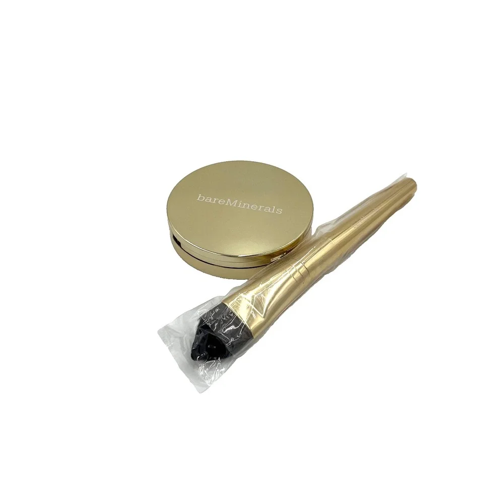Bare Minerals Gold Obsession Chandelight Glow Illuminator Plus Brush 10g‎ NIB